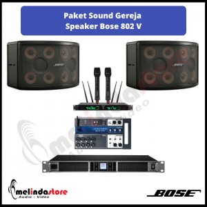 Paket Sound Gereja Speaker Bose 802 V | 2 Speaker